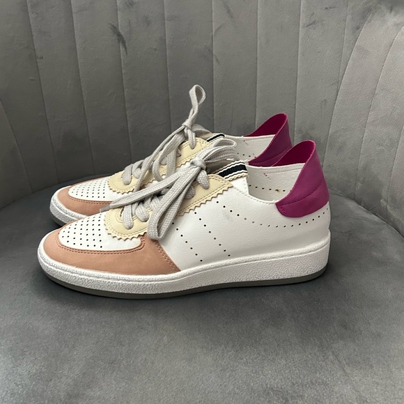 Shushop Solange Sneaker size 6.5 Nude Fuchsia - Picture 2 of 9